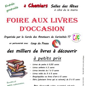 Foire aux livres d'occasion @ Salle des fêtes