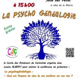 Conférence sur la psychogénéalogie @ Salle des fêtes