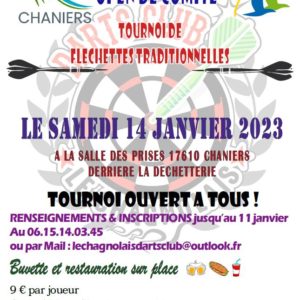 Tournoi de fléchettes électroniques @ Salle des Prises