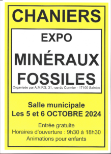 Expo fossiles et minéraux @ Salle des fêtes